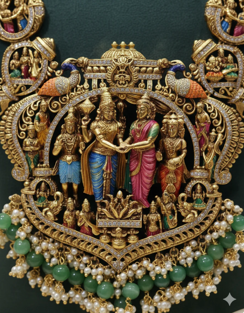 Noor Artisan Painted Jewelry Set