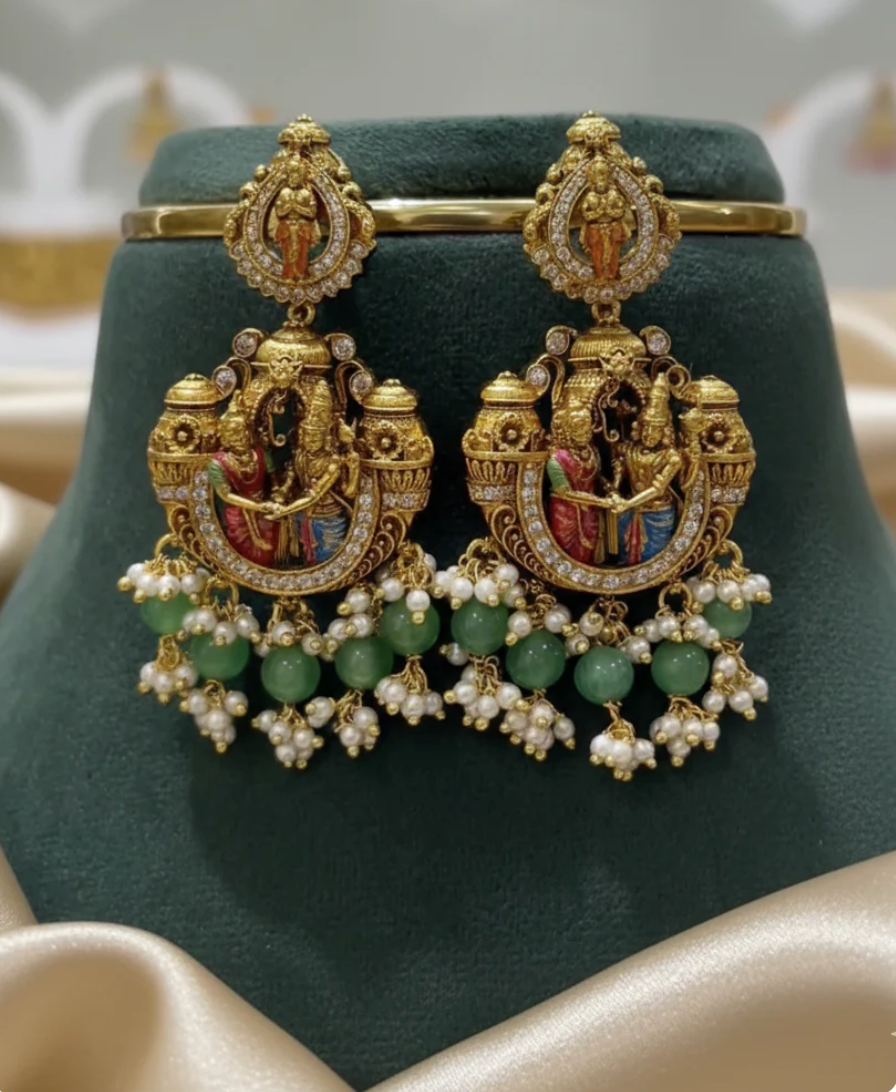 Noor Artisan Painted Jewelry Set
